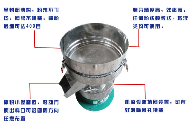 振動(dòng)過(guò)濾篩特點(diǎn)