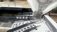<b>直線振動篩在篩分物料時為什么會出現(xiàn)堆積？</b>